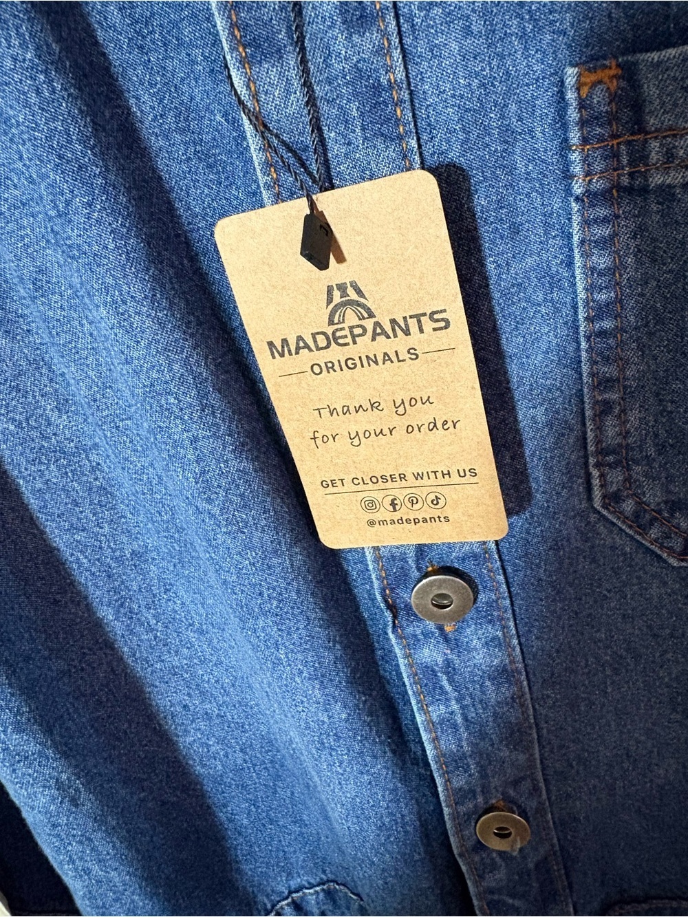Madepants Originals denim jumpsuit - Picture 4 of 5